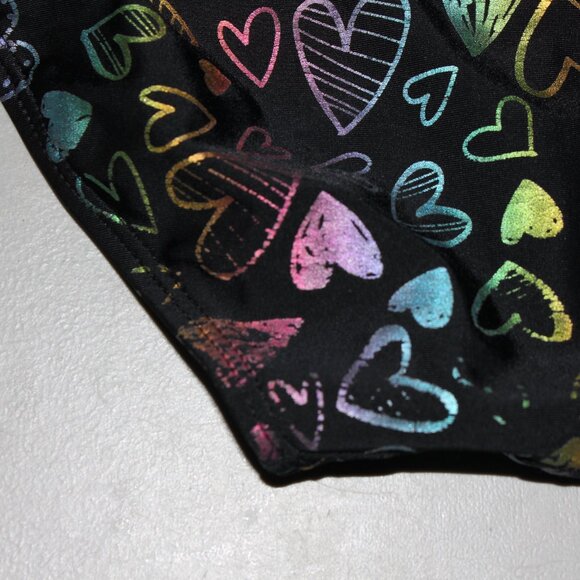 Multi Color 2 Pcs Justice Tankini Swimsuit Size 10 1/2 - Picture 12 of 12